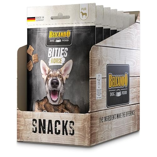 Belcando Bities Horse | 7er Pack | 7 x 90 g | Snack für Hunde | Mit extra viel Fleisch | Nur eine tierische Proteinquelle | Ohne Getreide | Ohne Verwendung von Zucker von Belcando