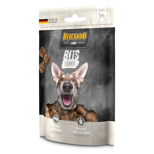 Belcando Bits Lamb | 4er Pack | 4 x 90 g | Snack für Hunde | Mit extra viel Fleisch | Nur eine tierische Proteinquelle | Ohne Getreide | Ohne Verwendung von Zucker von Belcando