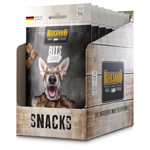 Belcando Bities Lamb | 7er Pack | 7 x 90 g | Snack für Hunde | Mit extra viel Fleisch | Nur eine tierische Proteinquelle | Ohne Getreide | Ohne Verwendung von Zucker von Belcando