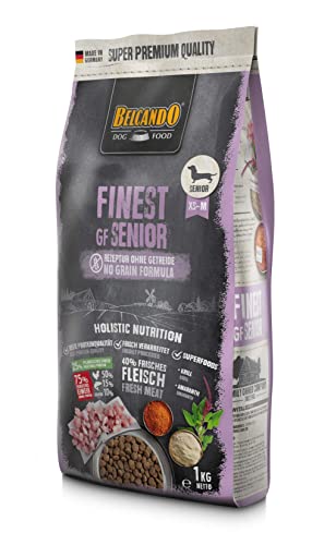 Belcando Finest GF Senior [1 kg] getreidefreies Hundefutter | Trockenfutter für empfindliche ältere Hunde | Alleinfuttermittel für Hunde ab 1 Jahr von Belcando