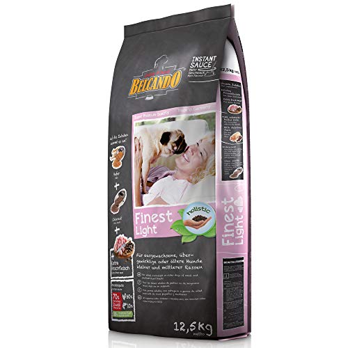 Belcando Finest Light [12,5 kg] Hundefutter | Trockenfutter für kleine & mittlere übergewichtige Hunde | Alleinfuttermittel für Hunde ab 1 Jahr von Belcando