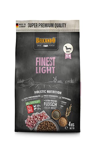 Belcando Finest Light [4 kg] Hundefutter | Trockenfutter für kleine & übergewichtige Hunde | Alleinfuttermittel für Hunde ab 1 Jahr von Belcando