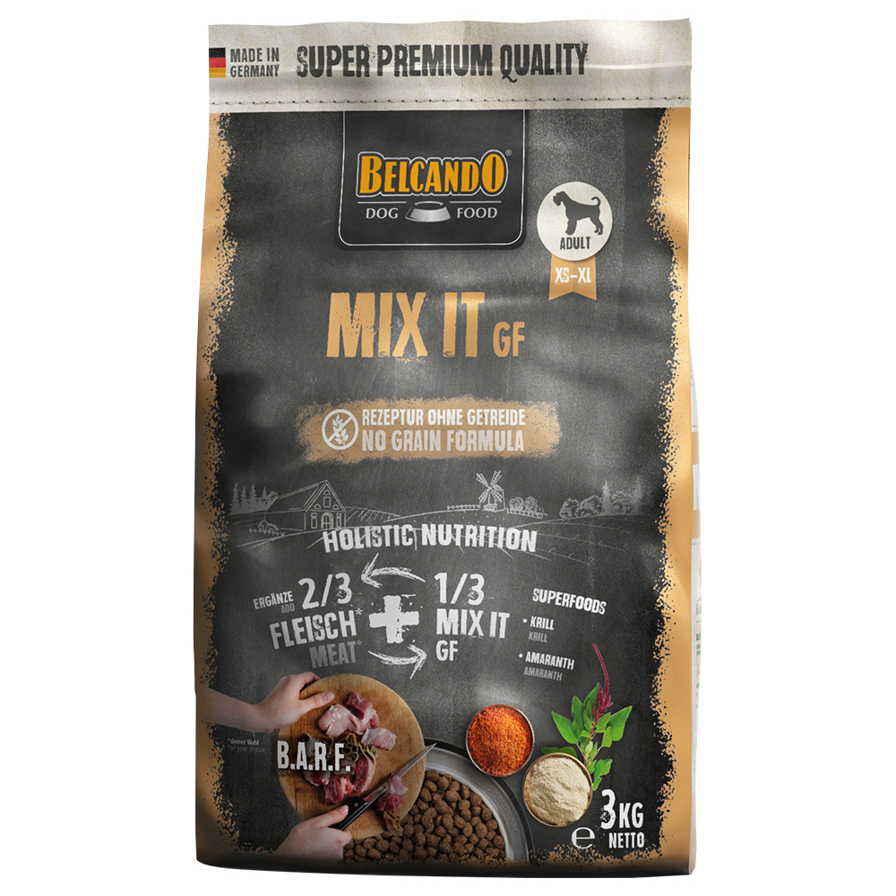 Belcando Getreidefrei Mix It Hundefutter - Sparpaket: 2 x 3 kg von Belcando