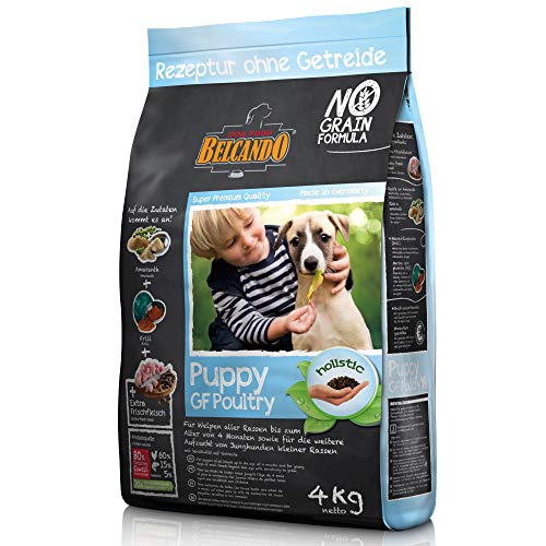 Belcando Puppy GF Poultry [4 kg] getreidefreies Welpenfutter | Welpenfutter ohne Getreide | Alleinfuttermittel für Welpen bis 4 Monate von Belcando