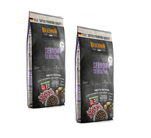 2 x 12,5 kg = 25 kg Belcando Senior Sensitive Trockenfutter Sparpaket von Belcando