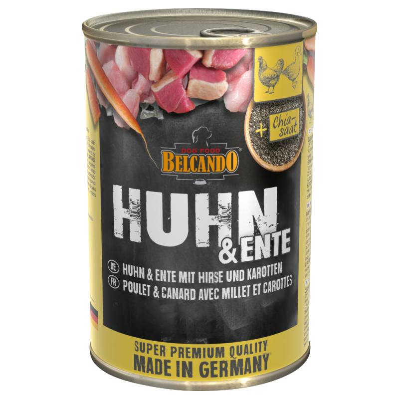 Belcando Super Premium 1 x 400 g - Huhn & Ente mit Hirse & Karotten von Belcando