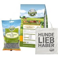 Bellfor Australian Shepherd Futter Set - Heide-Schmaus 2,5 kg + Heide-Happen 200g + 1 Jutebeutel von Bellfor