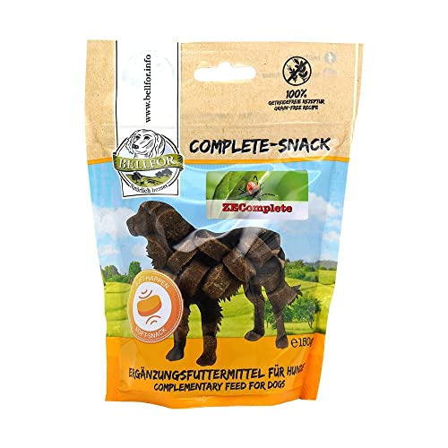 Bellfor Complete-Snack ZEComplete für Hunde 150 g - Hundeleckerli enthalten Verschiedene natürliche Rohstoffe, die eine hohe Konzentration an Laurinsäure aufweisen. Hundesnack Getreidefrei. von Bellfor