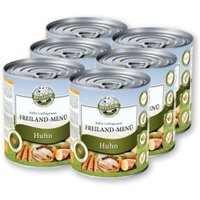 Bellfor Hundefutter Nass mit Huhn - Getreidefrei - Freiland-Menü - 6x800 g von Bellfor