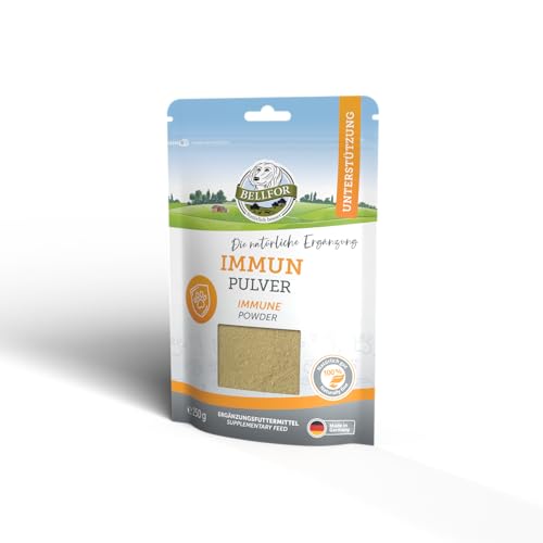 Bellfor Immunpulver für Hunde 250 g, Immunsystem stärken bei Hunden, Nahrungsergänzungsmittel mit Propolis zur Unterstützung des Immunsystem bei älteren und geschwächten Hunden von Bellfor