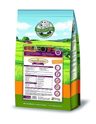 Bellfor Naturfarm-Schmaus Mini Hypoallergenes Getreidefreies Hundetrockenfutter mit Insekten, 7,5 kg - für kleine Hunderassen. Hundefutter mit hoher Verdaulichkeit. von Bellfor