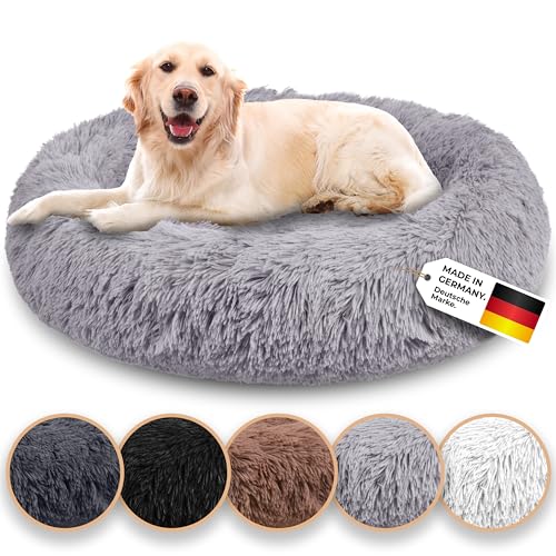 Belune® Hundebett waschbar - [Hellgrau, XL, 120cm] Hundebett Grosse Hunde waschbar, Hundebett mittelgroße Hunde, Hundebett kleine Hunde von Belune