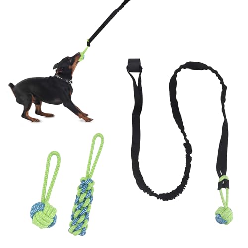 Hundespielzeug Hunde Seil Spielzeug, 3 Stück Kauspielzeug Hund Unzerstörbar Geflochtene Baumwolle Seil, Baumwollseilspielzeug für Große und Mittlere Hunde zum Spielen und Reinigen Ihrer Zähne von Bemodst