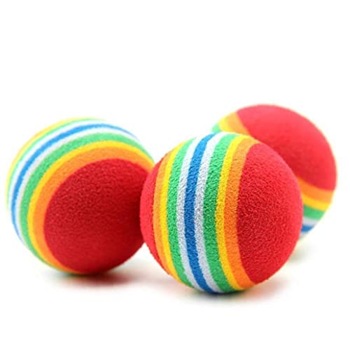 10 Stücke Welpen Hund Spielzeug Ball Sport Bälle Haustiere Hunde Kau Ball Reinigung Zähne Multifunktions Pet Products von Bemvp