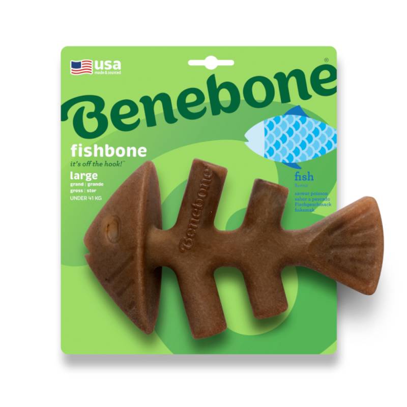 Benebone Fishbone - Large: ca. L 21 x B 12 cm von Benebone