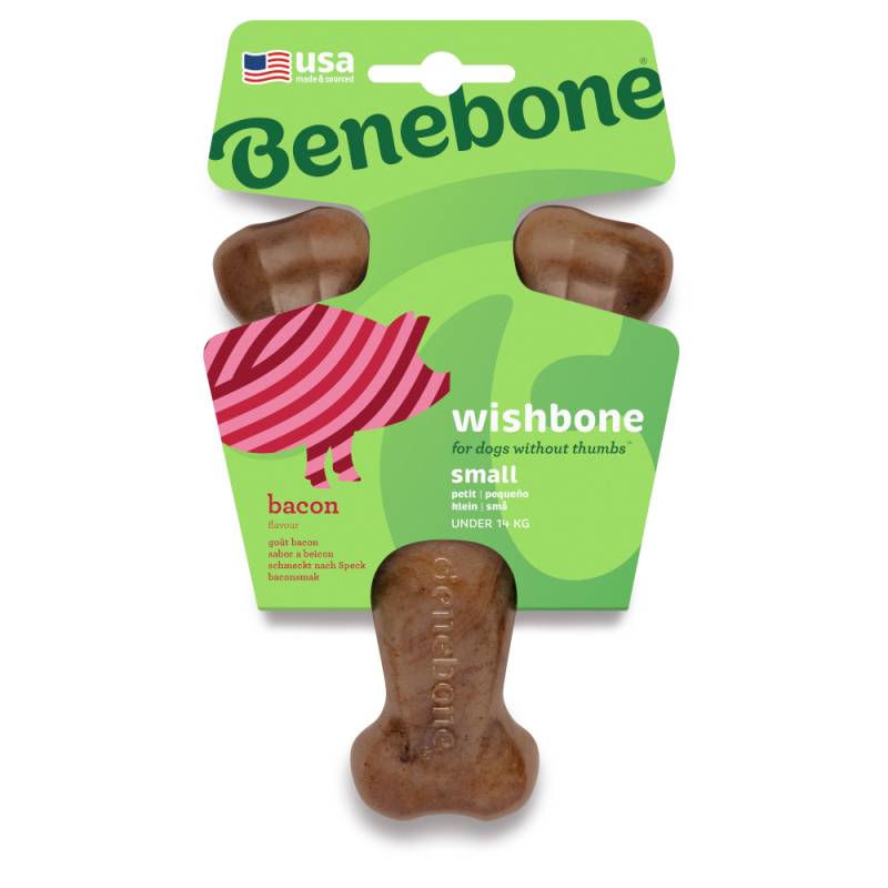 Benebone Wishbone Bacon - Small: ca. L 17,5 x B 10 x H 4 cm von Benebone