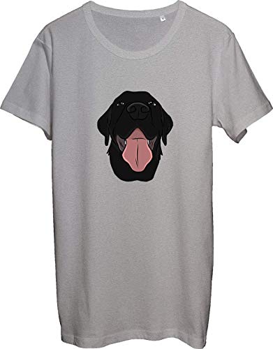 Dog Tongue 2 Grey Fan Artwork T-Shirt - 100% Ring Spun Cotton - Soft and Comfortable - DTG Printed L von BenefitClothing