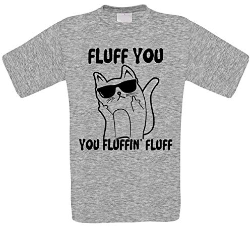 Fluff You Cat Sunglasses T-Shirt von Benefitclothing