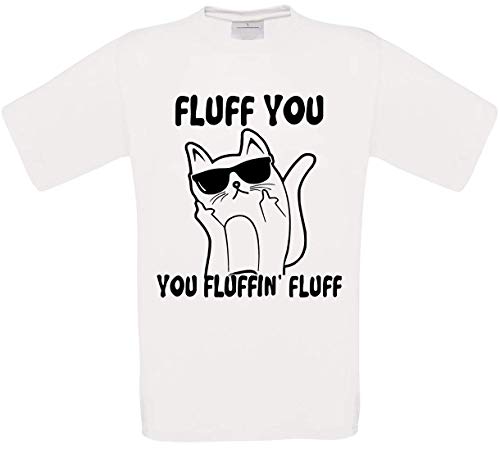 Fluff You Cat Sunglasses T-Shirt von Benefitclothing