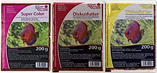 Benker's Frostfutter Sparpaket 25 x SV 2000(5 x Color/10 x Knoblauch/Zwiebel/5 x Royal/5 x Garnelenmix) Frost Futter von Benker's