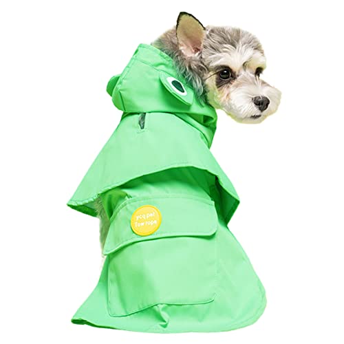 Haustier Welpen Katze Niedlich Baumwolle Warm Hoodies Mantel Sweater Durable Hund Regenmantel Vollschutz Stoff Wasserdicht Umhang Hund Regenjacke für Outdoor Hund Kapuze Regenmantel Bequem Haustiere von Benoon