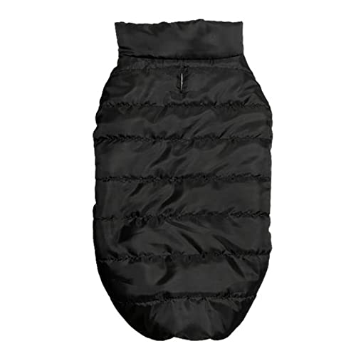 Haustierjacke für Welpen, Katzen, warm, Baumwolle, einfarbig, wasserdicht, weiche Textur, Fussel-Outfit, für den Winter, einfach für den Winter von Benoon