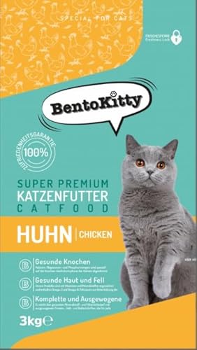 BentoKitty Holistic Adult Cat Chicken Grain Free – High Premium Katzenfutter, getreidefrei & zuckerfrei, 30% frisches Hühnerfleisch, 1er Pack = 1,5 KG von BentoKitty