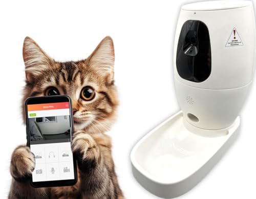 Berger + Schröter | Smart Pet Feeder, smarte Futterstation und Kamera für Haustiere 720P HD Video, Funk-Fernüberwachung von Berger + Schröter GmbH