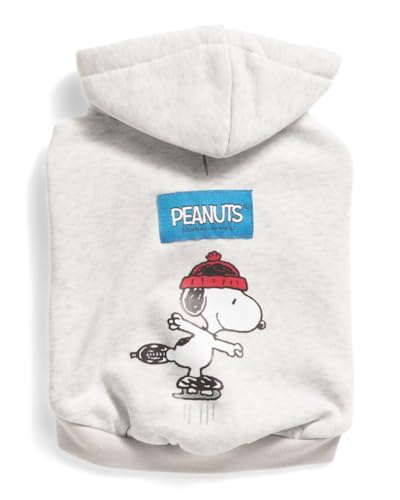 Peanuts Hundebekleidung – Snoopy Weihnachts-Sweatshirt, Kapuzenpullover, Skaten, Größe M von Berkshire Blanket & Home Co