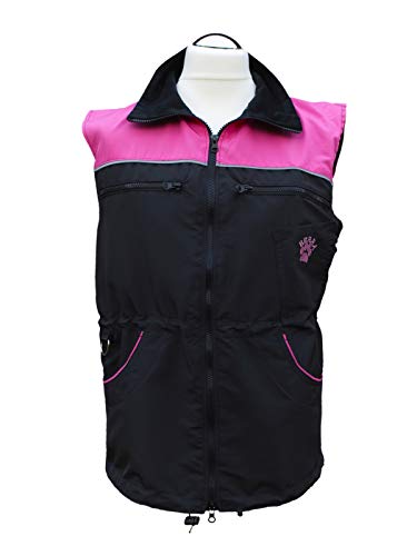 Berra Hundesportweste Hundeführerweste Trainingsweste Dummyweste PINK/SCHWARZ (L) von Berra