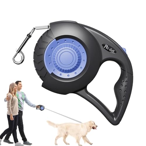 Berriphonia Einziehbare Hundeleine für mittelgroße Hunde – einziehbar, Teleskop-Traktorseil, automatisch, für Haustiere mit Griff Berriphonia Einziehbare Hundeleine für mittelgroße Hunde – einziehbar, Teleskop-Traktorseil, automatisch, für Haustiere mit Griff von Berriphonia
