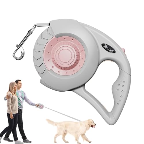 Berriphonia Einziehbare Hundeleine für mittelgroße Hunde – einziehbar, Teleskop-Traktorseil, automatisch, für Haustiere mit Griff Berriphonia Einziehbare Hundeleine für mittelgroße Hunde – einziehbar, Teleskop-Traktorseil, automatisch, für Haustiere mit Griff von Berriphonia