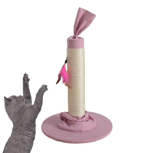 Katzenkratzbaum – Candy Design 21 Zoll Hoher Kratzbaum Für Hauskatzen | Robuster Großer Katzenkratzer Mit Stoffbezogener Basis Für Zu Hause, 20,87 X 13,78 X 13,78 Zoll von Berriphonia