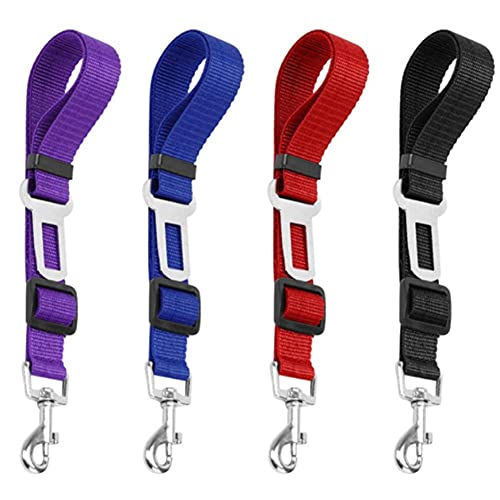 Hund Auto-Sicherheitsgurt, justierbare Haustier-Auto-Sicherheitsgurt, Auto-Kopfstütze Restraint Einstellbarer Sicherheits Leads Fahrzeug Seatbelt Harness für Haustiere Hunde Katzen (Blau) von BesDirect