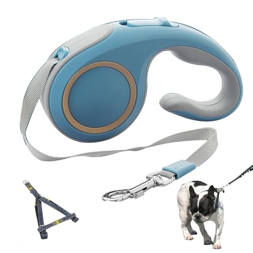 Besreey Einziehbarer Hundelimblei, Hundekleie Retraktierbar,Heavy Duty Dog Lead - Reflektierendes Welpe-Wanderseil mit einem Rutschgriff zum, zum Haustier-Jogging-Traktionswerkzeug von Besreey