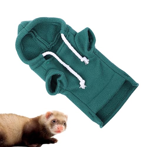 Besreey Frettchenpullover, Kleintier-Hoodie,Meerschweinchen Hoodie Hamster Pullover - Meerschweinchen-Kapuzenpullover, Hamster-Pullover, hautfreundliche Kapuze mit Kordelzug für Kaninchen, Frettchen, von Besreey