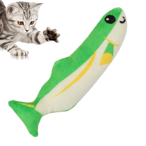 Besreey Katzenminzefisch, tropische Fische, kuscheliges Katzenspielzeug, Anti-Bissschutz, robust, schöne Katzenminze, bequemes Plüsch-Katzenspielzeug für Haustiergeschenke von Besreey