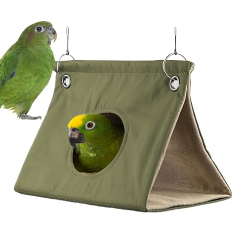 Besreey Vogelbett, Papageienbett - Vogelnest-Hausbett,Bequemes, weiches, atmungsaktives Wellensittich-Hängemattennest für Nymphensittiche, Wellensittiche, Kakadus, Papageien und Pfingstrosenpapageien von Besreey