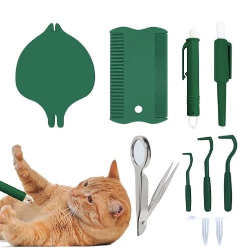 Besreey Zeckenentferner für Hunde, Flohzange für Katzenwelpen Set, Wiederverwendbarer Parasitenentferner Für Haushalte Mit Mehreren Haustieren, Tägliche Pflege Für Hunde Und Katzen Besreey Zeckenentferner für Hunde, Flohzange für Katzenwelpen Set, Wiederverwendbarer Parasitenentferner Für Haushalte Mit Mehreren Haustieren, Tägliche Pflege Für Hunde Und Katzen von Besreey
