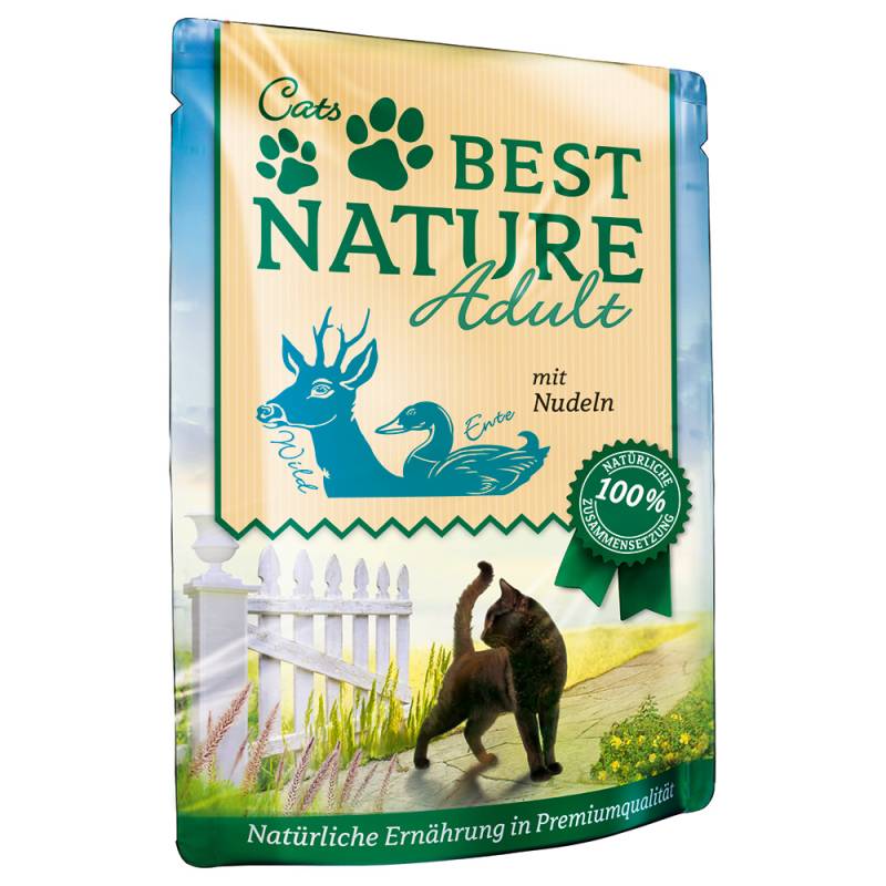 Best Nature Cat Adult 16 x 85 g - Wild, Ente & Nudeln von Best Nature