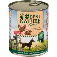 Best Nature Dog Adult 6 x 800 g - Kaninchen, Huhn & Nudeln von Best Nature