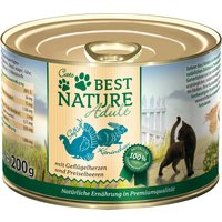 Sparpaket Best Nature Cat Adult 12 x 200 g - Geflügel & Kaninchen von Best Nature