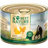 Sparpaket Best Nature Cat Adult 12 x 200 g - Geflügel & Leber von Best Nature