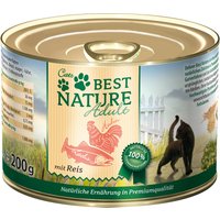 Sparpaket Best Nature Cat Adult 12 x 200 g - Lachs, Huhn & Reis von Best Nature