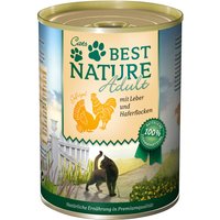 Sparpaket Best Nature Cat Adult 12 x 400 g - Geflügel & Leber von Best Nature