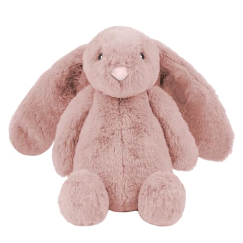 Best Pet Supplies Interaktives Bunny Buddy Hundespielzeug mit knisternder und quietschender Bereicherung für kleine und mittelgroße Rassen Welpen oder Hunde, niedlich und plüschig - Hase (Mauve) von Best Pet Supplies