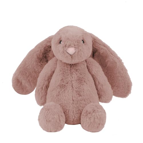 Best Pet Supplies Interaktives Bunny Buddy Hundespielzeug mit knisternder und quietschender Bereicherung für kleine und mittelgroße Rassen Welpen oder Hunde, niedlich und plüschig - Hase (Mauve) von Best Pet Supplies