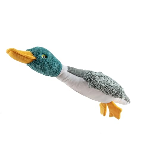 Best Pet Supplies Interaktives Mallard Mates Hundespielzeug mit knisternder und quietschender Bereicherung für kleine und mittelgroße Rassen, Welpen oder Hunde, niedlich und plüschig, Stockente von Best Pet Supplies