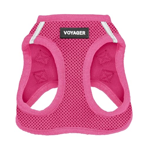 Voyager Step-In Air Hundegeschirr by Best Pet Supplies - All Weather Mesh Step in Vest Harness für kleine und mittlere Hunde, Fuchsia, size XS - Brust 33-37 cm von Best Pet Supplies