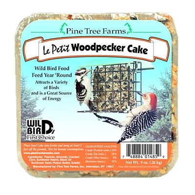 BestNest Pine Tree Farms Le Petit Woodpecker Cakes, je 266 ml, 12 Stück von BestNest